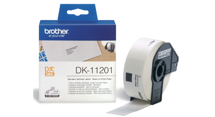 Etiket brother dk-11201 adres 90mmx29mm