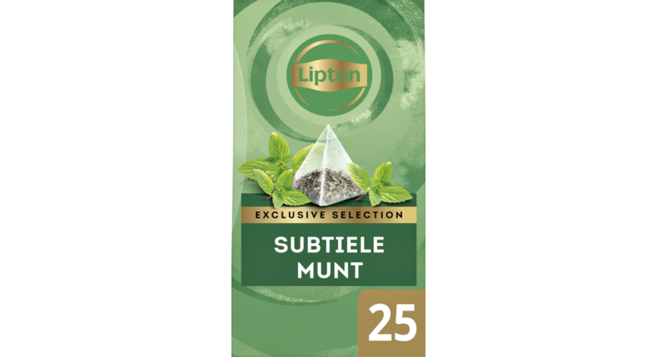Lipton Exclusive Selection, thee, 2 gram, subtiele munt, 67835097 (25 stuks)