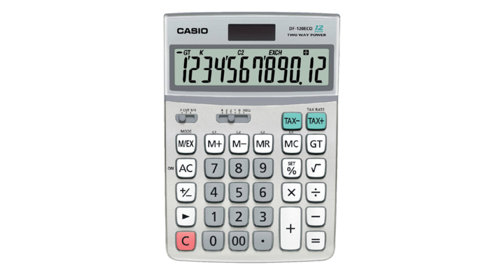 Rekenmachine casio df120 eco(df-120eco)