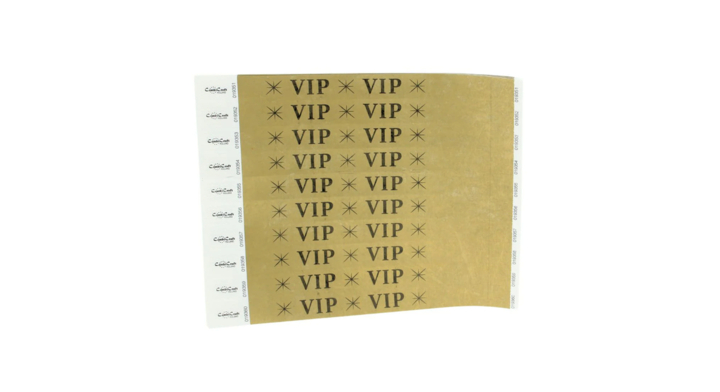 CombiCraft, polsbandje met opdruk VIP, 390007 (100 stuks)