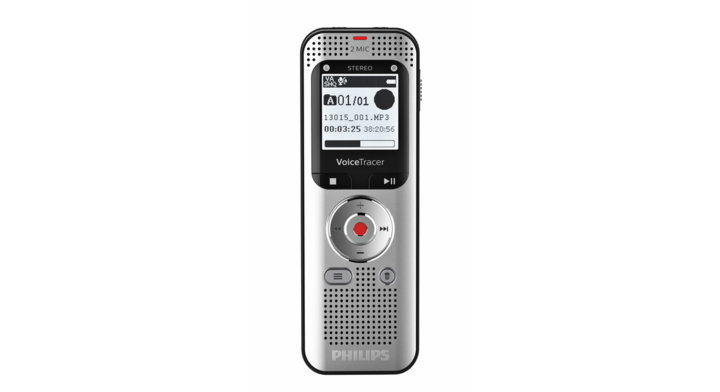 Digital voice recorder philips dvt 2050 voor notities(dvt205