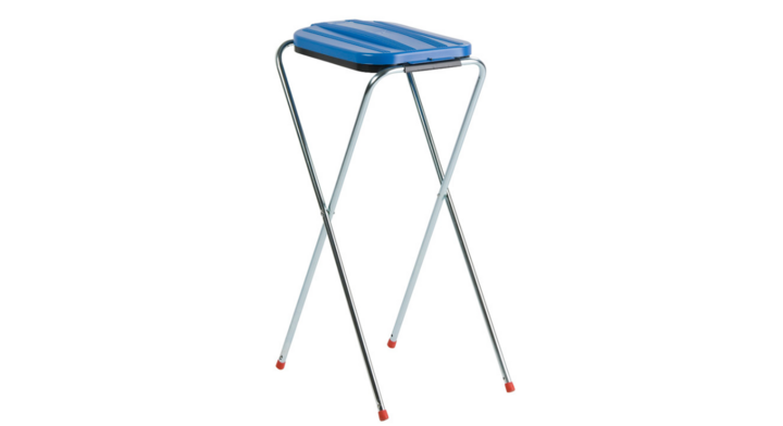 Single zakhouder met deksel, opklapbaar, blauw, VB 211001