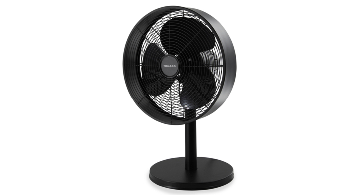 Tafelventilator tomado diameter 35 cm retro zwart(tft3006b)