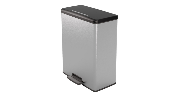 Decobin, pedaalemmer, 65 liter, zilver/zwart, VB 128026