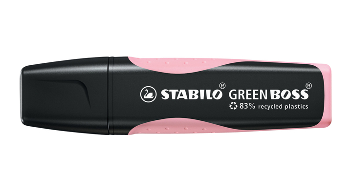 Markeerstift stabilo green boss poeder roze(6070/129)