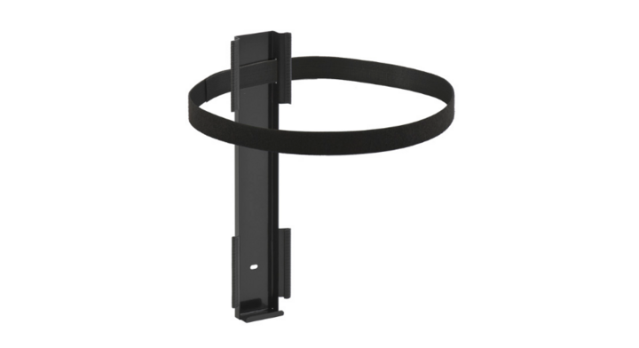 Muurbeugel voor papierbak 30/50 liter, zwart, VB 043101