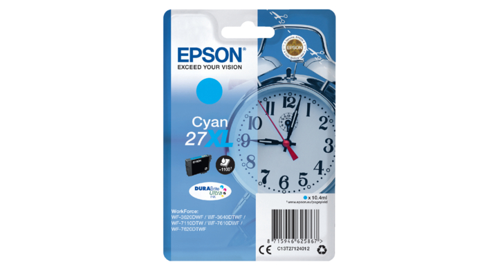Inkcartridge epson 27xl t2712 blauw(2666500)