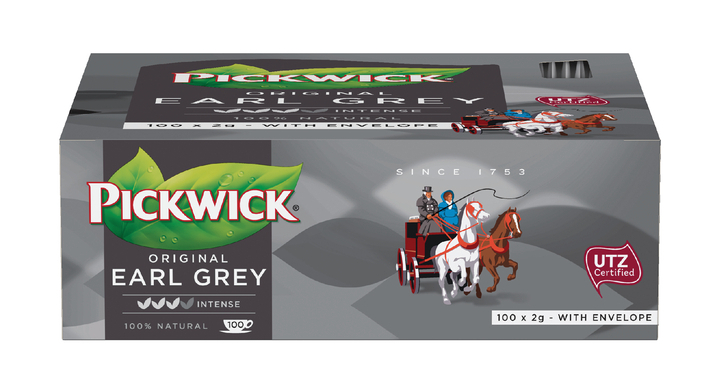 Pickwick, thee in envelop, 2 gram, earl grey (100 stuks)
