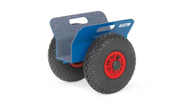 Platenroller breedte 340, Draagverm. 250kg Luchtbanden