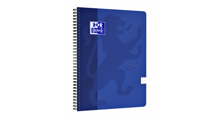 Collegeblok oxford touch dsp a4 lijn 70v blauw(400103994)