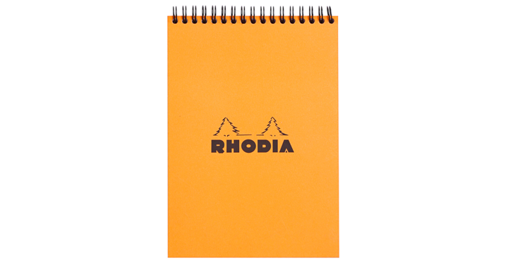 Schrijfblok rhodia a5 lijn 80 vel 80gr(16501c)