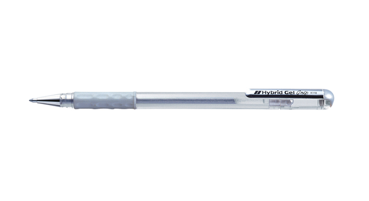 Gelschrijver pentel k178 zilver