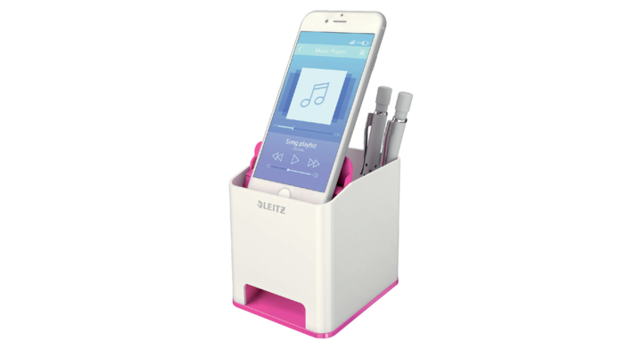 Pennenhouder leitz wow wit/roze(53631023)
