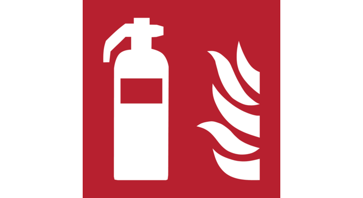 Tarifold, pictogram 'brandblusser', 20x20 cm, 7520002 (1 stuk)