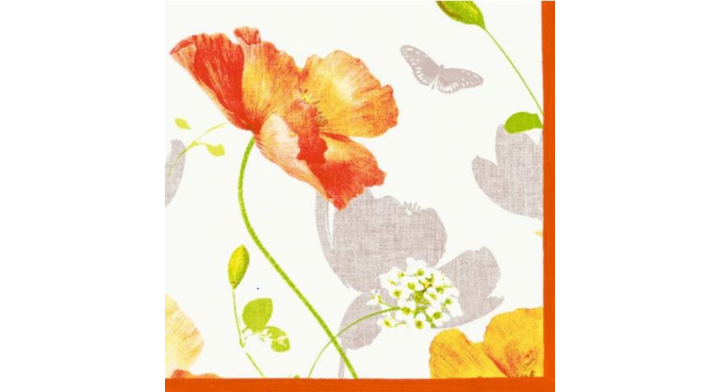 Servet Dunilin®, 40x40 cm, Poppy, 174263 (250 stuks) | OP=OP AANBIEDING