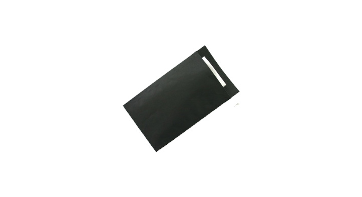 Zakje 7x13cm 1733 Zwart Ds/250st
