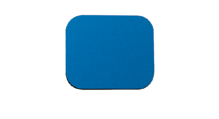 Muismat quantore 23x19cm blauw