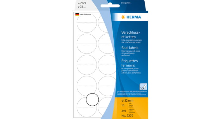 Etiket herma 2279 32mm 240st(2279)