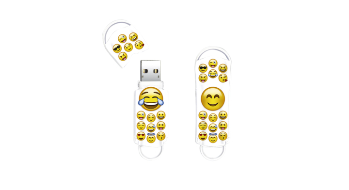 Usb-stick integral 64gb 2.0 emoji(infd64gbxpremoji)