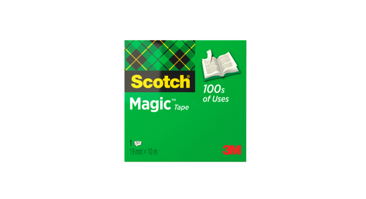 Plakband scotch magic 810 19mmx10m onzichtbaar(8101910)