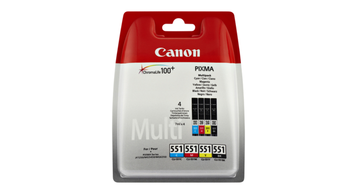 Inkcartridge canon cli-551 multipack(6509b009)