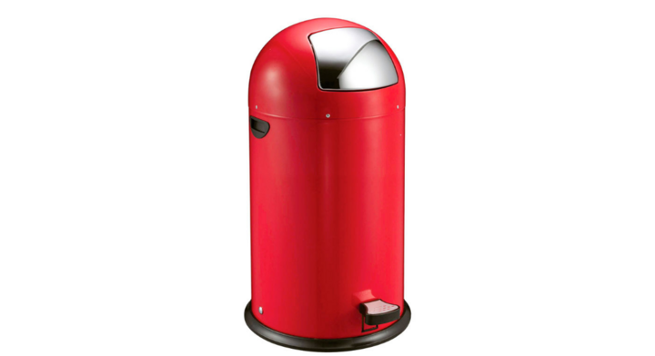 Kickcan EKO, pedaalemmer, 40 liter, rood, VB 966800