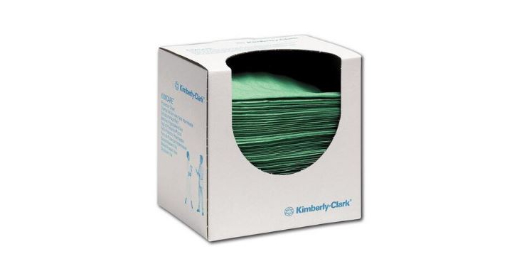 Kimcare, beschermingsdoeken, 50x37.5cm, groen (4x100 stuks)