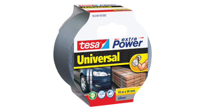 Duct tape tesa® extra Power Universal 50mmx10m grijs