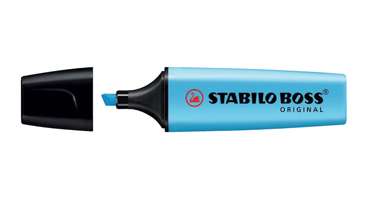 Markeerstift stabilo boss 7031 blauw