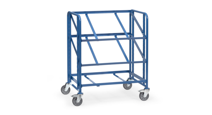 Eurobakkenwagen zonder legbord, 825x610mm Draagverm. 200kg