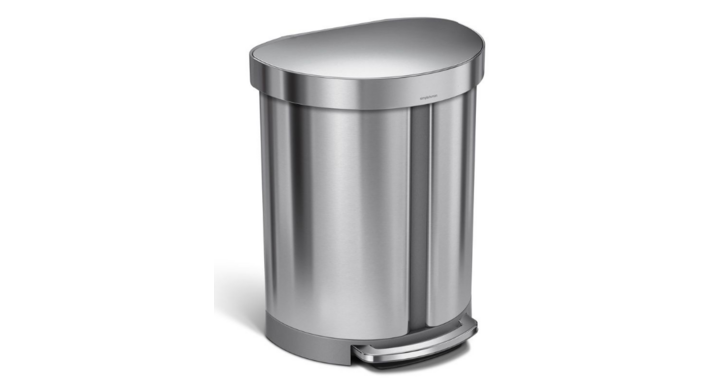Simplehuman, pedaalemmer, 22+33 liter, zilver, VB 021164