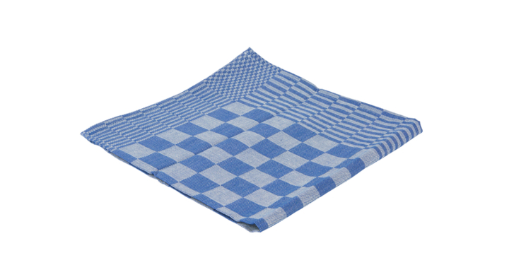 Cleaninq, theedoek, 65x65cm, blok marine, 2020076 (6 stuks)