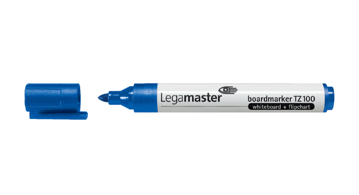 Legamaster TZ100, whiteboard viltstift, 1.5-3mm, rond, blauw