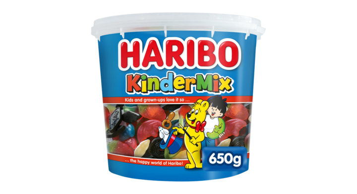 Haribo, 650 gram, kindermix (1 pot)