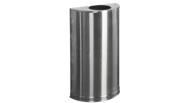 Rubbermaid, afvalbak, 45 liter, RVS, VB 127933