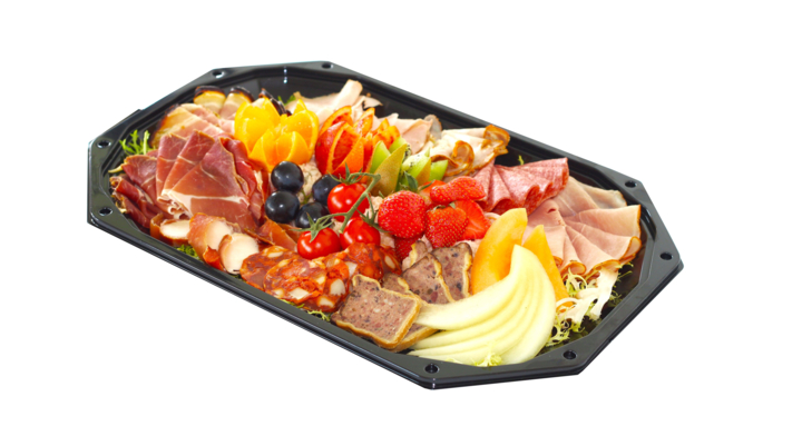 Catering Schalen 8-H 335/250 Zwart Klik Ds/100