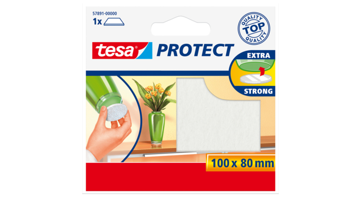 Antikrasviltjes tesa 57891 80x100mm wit(57891-00000-01)