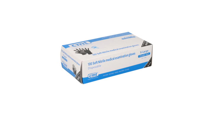 Handschoen cmt xl soft nitril zwart(1304)