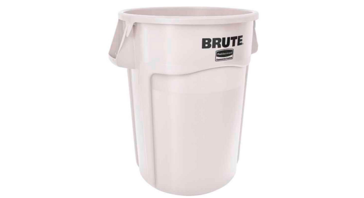 Rubbermaid Brute, afvalbak, 167 liter, wit, VB 002643