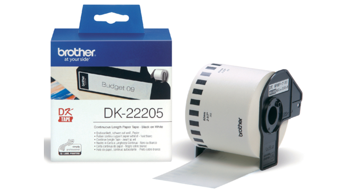 Etiket brother dk-22205 62mm thermisch