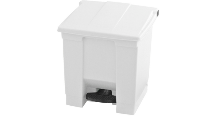 Rubbermaid Step-On, pedaalemmer, 30 liter, wit, VB 006143
