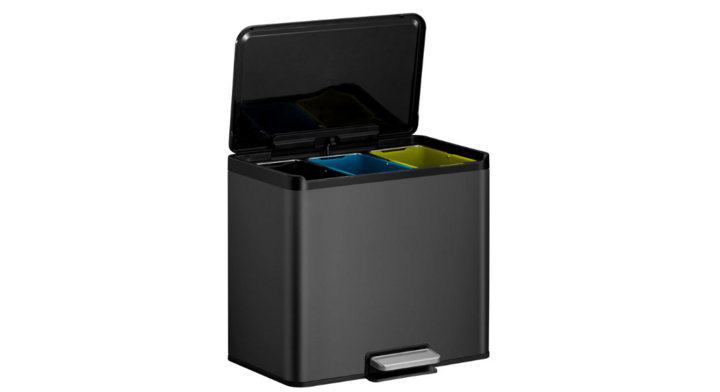 Essential EKO | Pedaalemmer | 3x9 Liter | Zwart | VB 822851