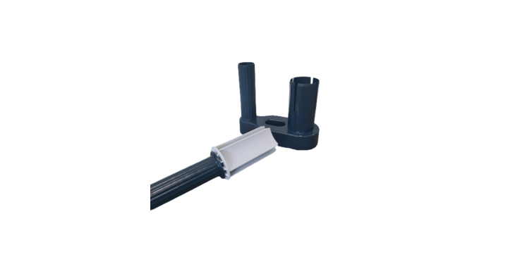 Dispenser stretchfolie, rolbreedte 25 tm 50 cm, kunststof