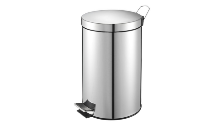 Pedaalemmer met binnenemmer, 3 liter, RVS, VB 222203