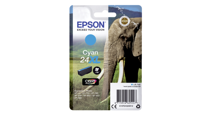 Inkcartridge epson 24xl t2432 blauw(2666445)