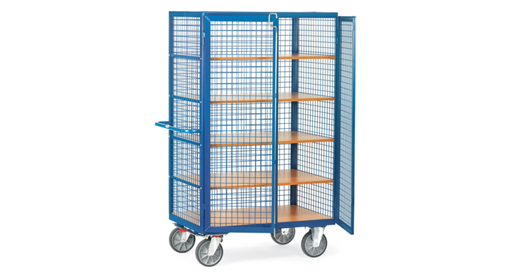 Kastwagen afsluitbaar, 1000x680mm Draagverm. 750kg