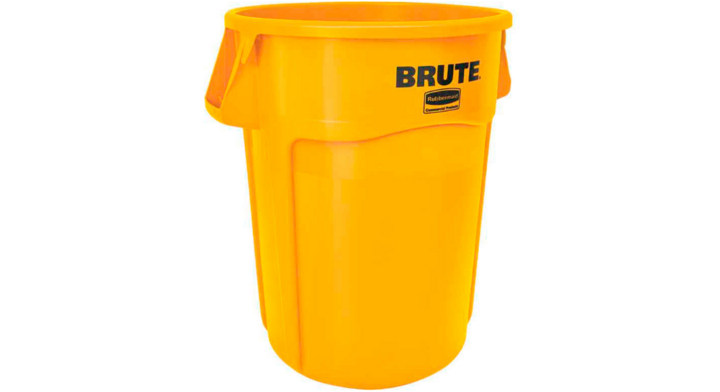 Rubbermaid Brute, afvalbak, 167 liter, geel, VB 002643