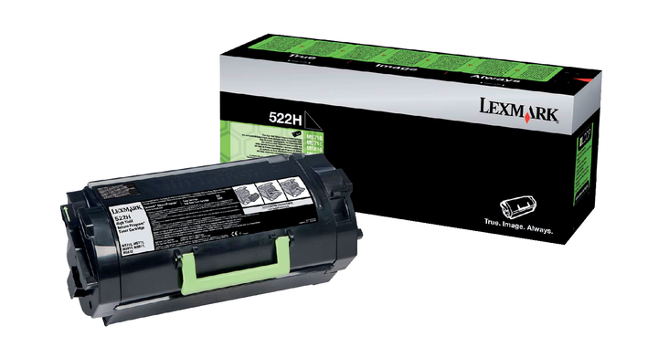 Tonercartridge lexmark 52d2h00 522h 25k zwart(52d2h00)