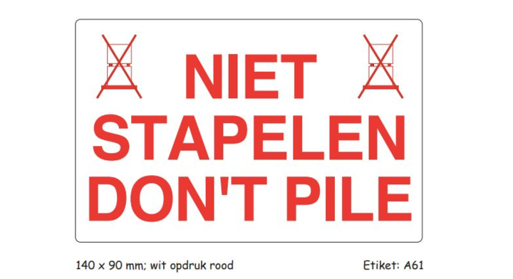 Standaard etiket 