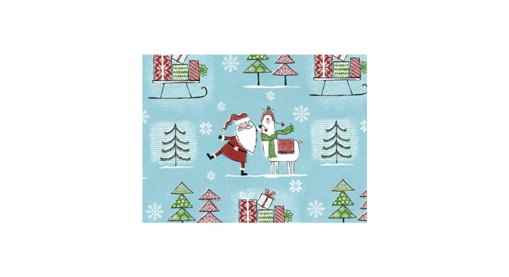 Kerst papier, 50cm x 200m, 29203B, Christmas Deer